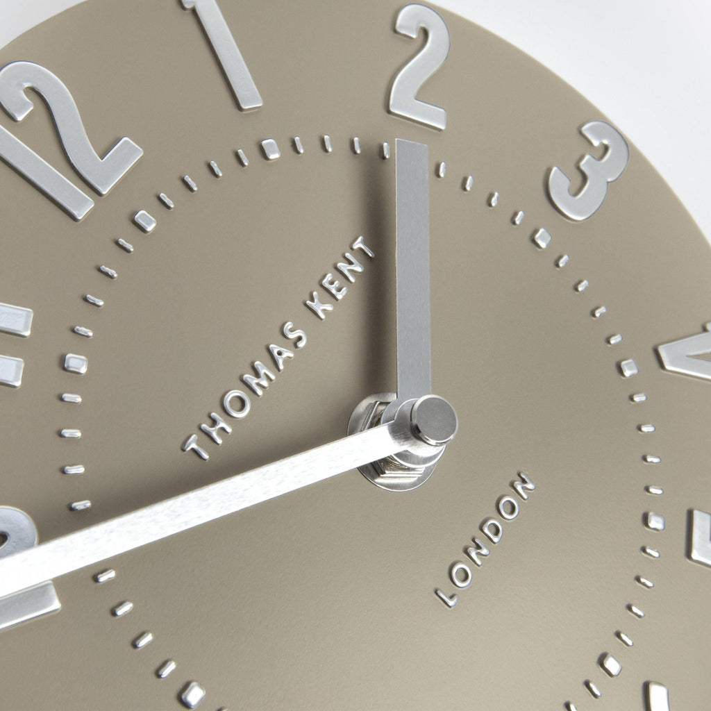 6" Mulberry Mantel Clock Mocha - Distinctly Living