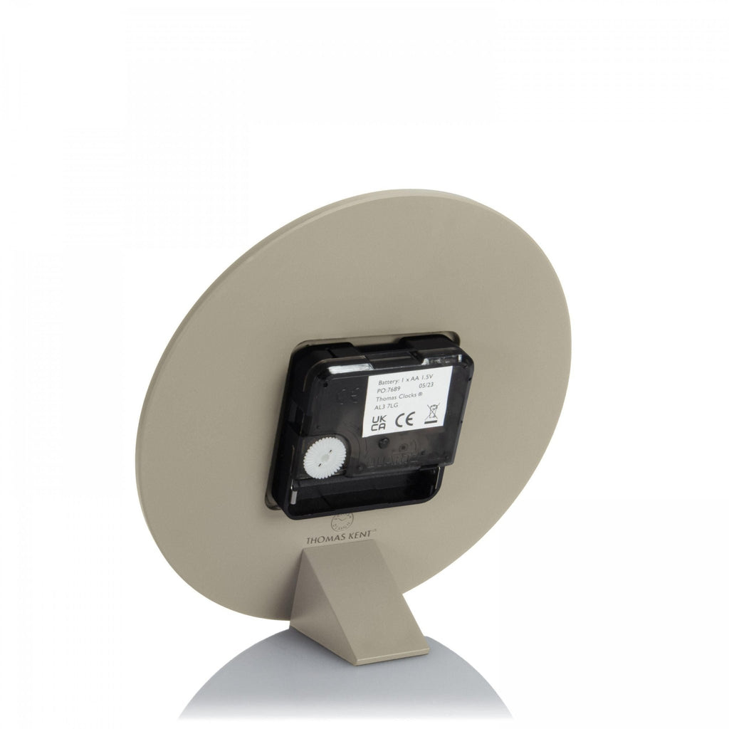 6" Mulberry Mantel Clock Mocha - Distinctly Living