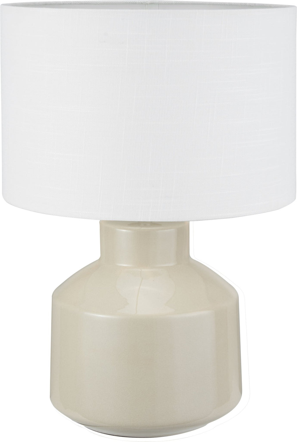 Alessandria Cream Crackle Effect Table Lamp - Distinctly Living