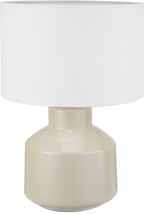 Alessandria Cream Crackle Effect Table Lamp - Distinctly Living