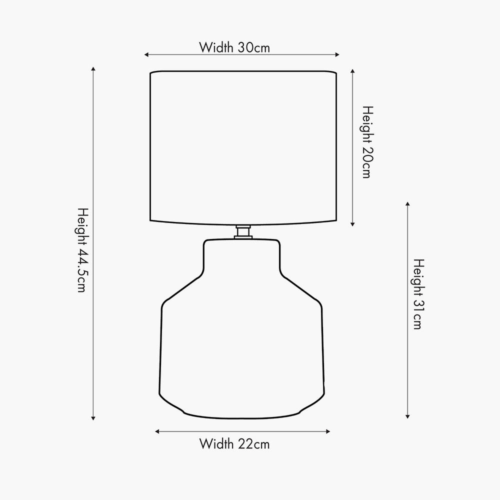 Alessandria Cream Crackle Effect Table Lamp - Distinctly Living
