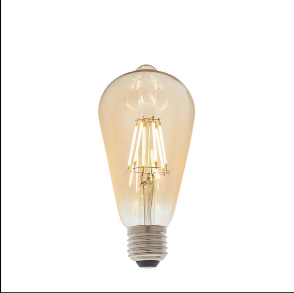 Amber Filament Pear Shaped - E27 - Distinctly Living