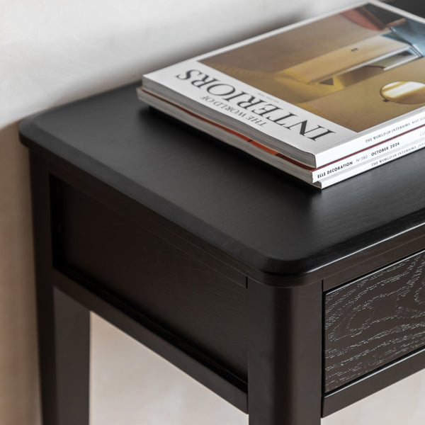 Amerlie Slender Console in Black or White - Distinctly Living