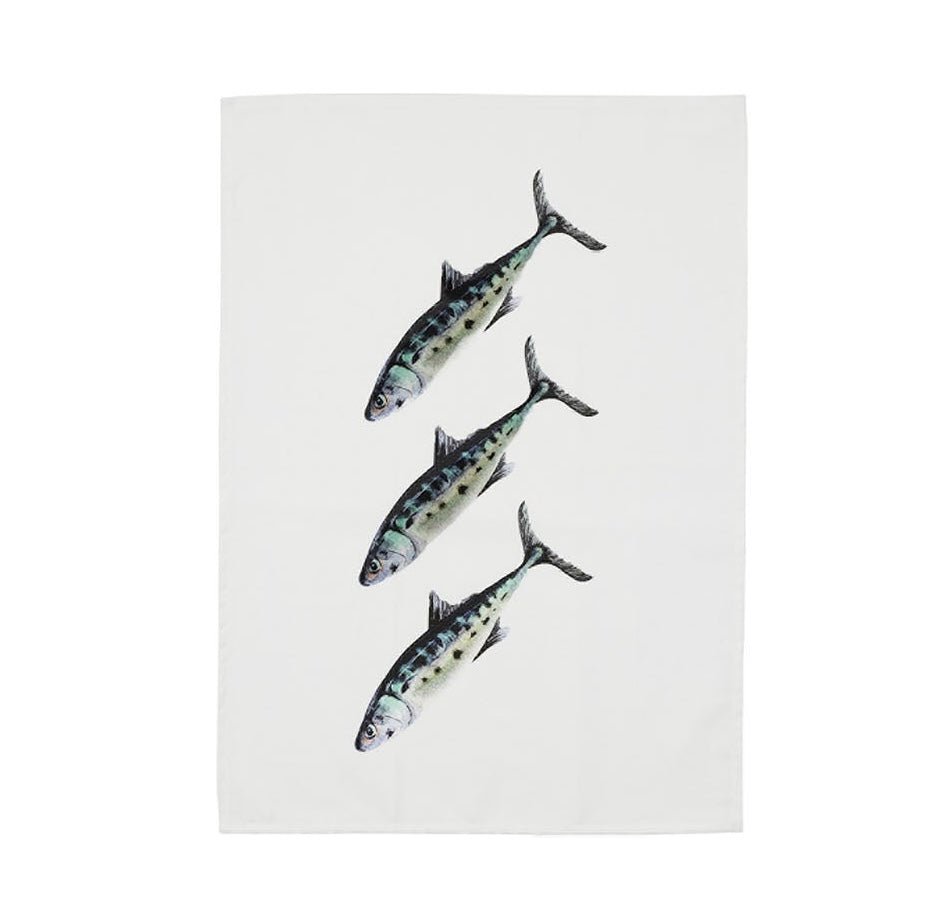 Anchovy Marine Life Tea Towel - Distinctly Living