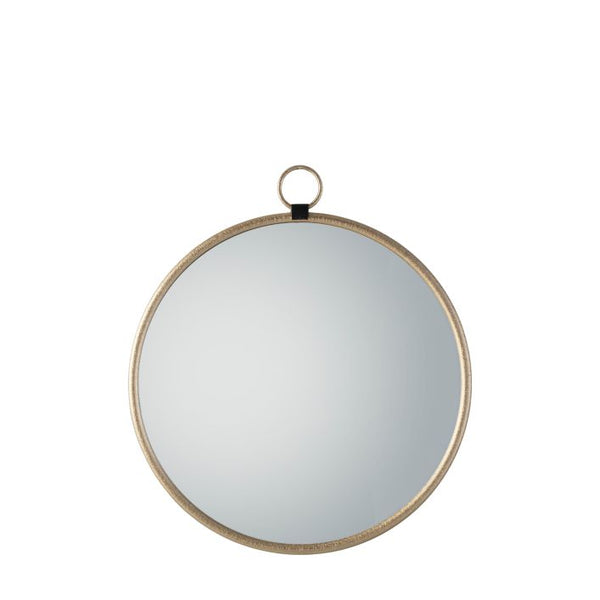 Belgravia Gold Round Mirror - Distinctly Living
