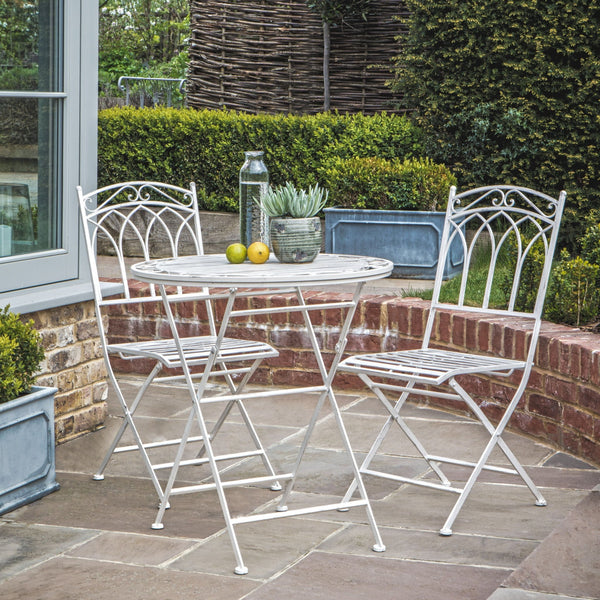 Bistro Garden Set - Distressed Brown or Cream - Distinctly Living