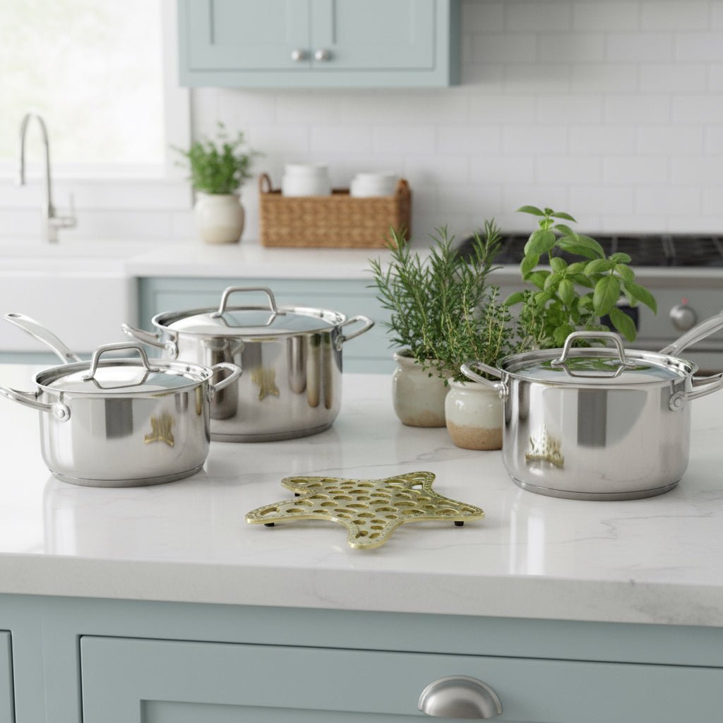 Brass Starfish Trivet - Distinctly Living