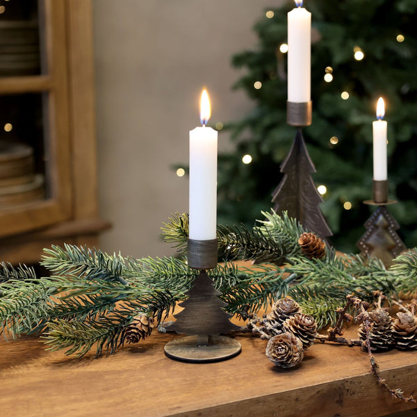 Candlestick With Christmas Tree - Distinctly Living