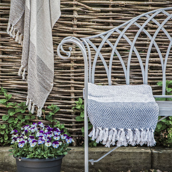 Cornworthy Garden Bench - Black or Antique Grey - Distinctly Living