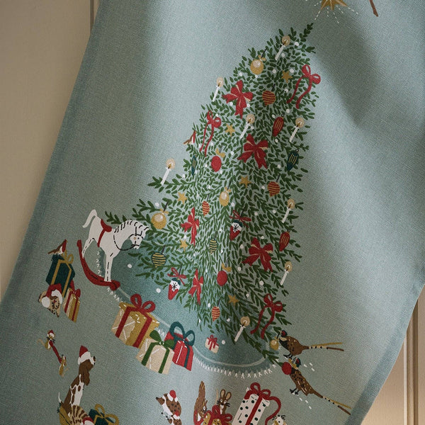 Cosy Christmas Scene Tea Towel - Distinctly Living