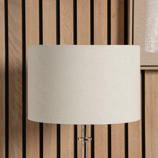 Cream Linen Drum Lamp Shade - Various Sizes - Distinctly Living