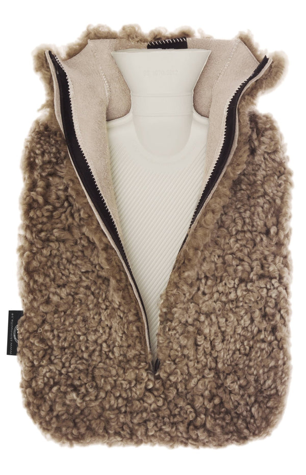 Curly Sheepskin Hot Water Bottle - Coco - Distinctly Living