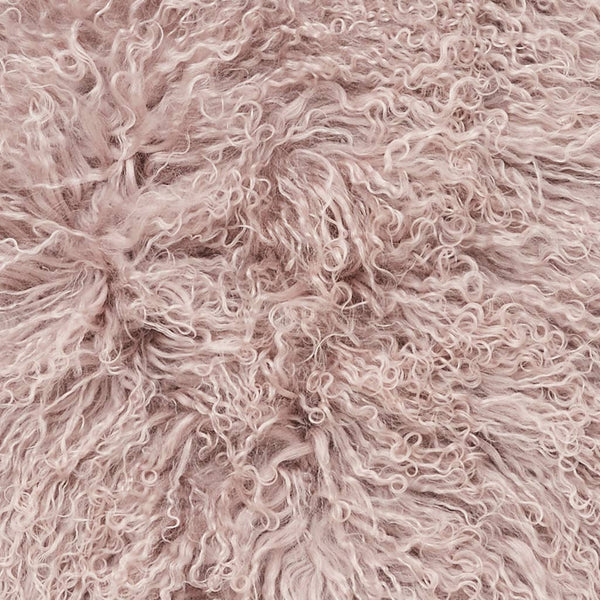 Curly Sheepskin Rug - Pale Pink - Distinctly Living