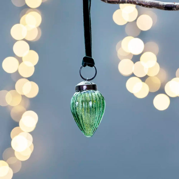 Diamond Green Bauble - Distinctly Living