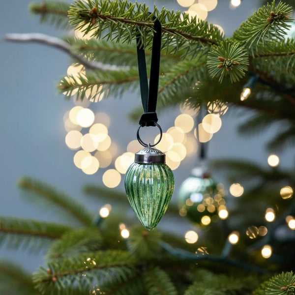 Diamond Green Bauble - Distinctly Living