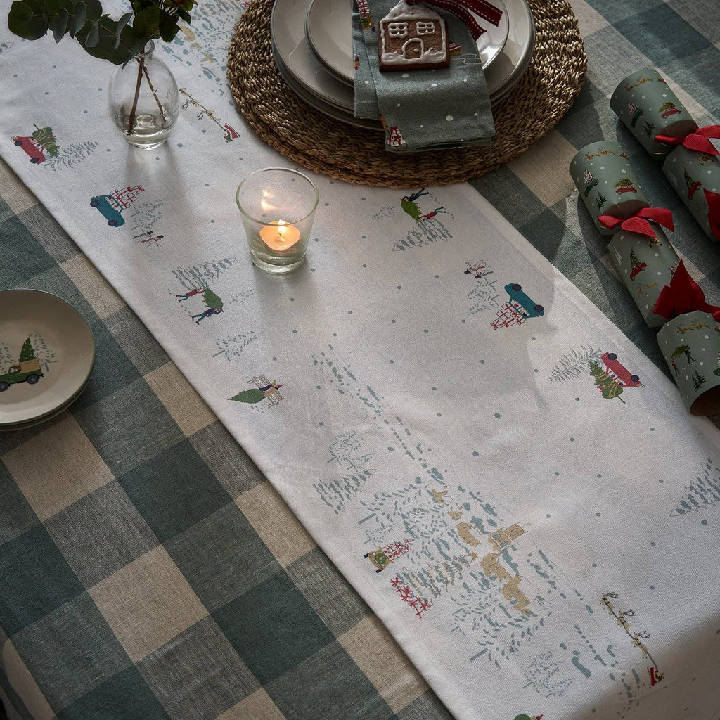 Driving Home for Christmas Table Runner 2.8m - Distinctly Living