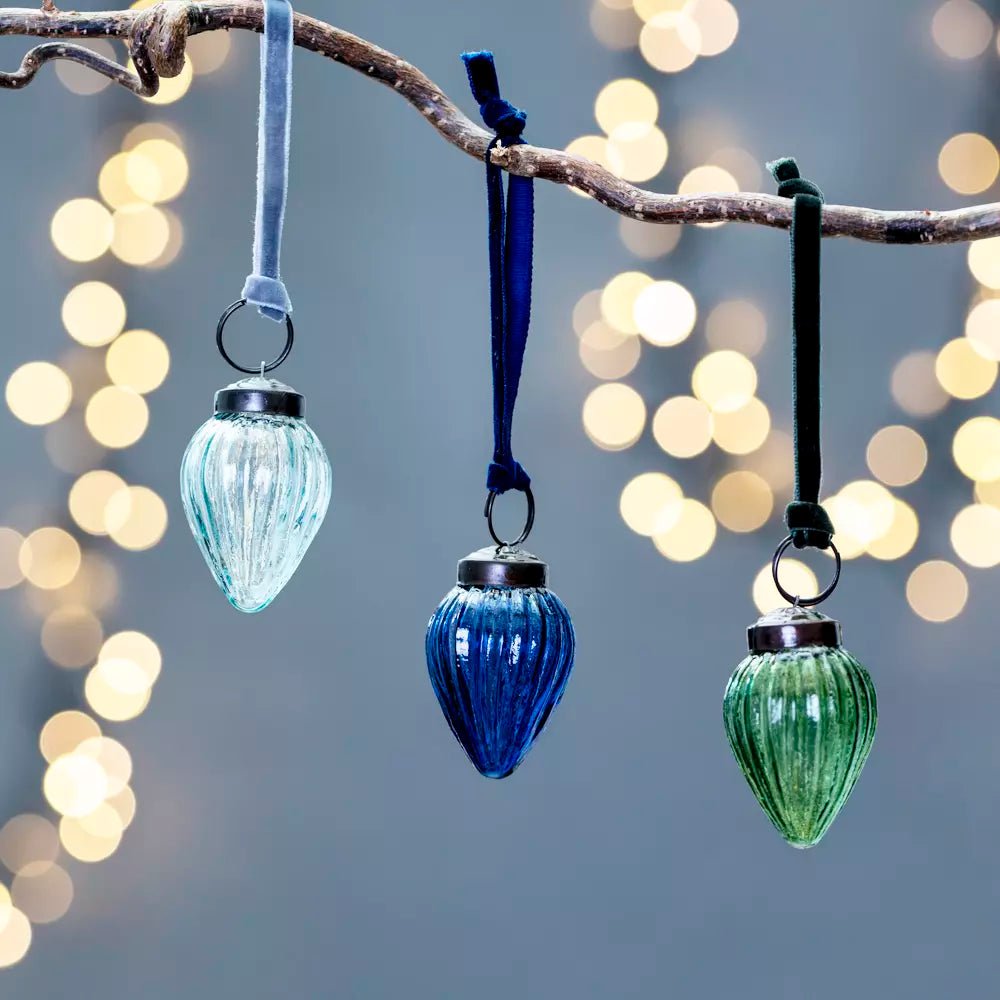 Droplet Aqua Bauble - Distinctly Living