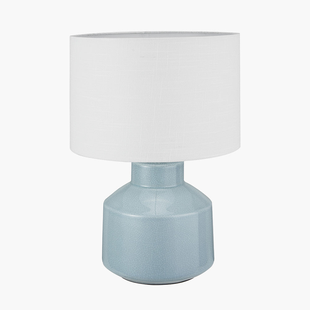 Duck Egg Crackle Effect Table Lamp - Distinctly Living