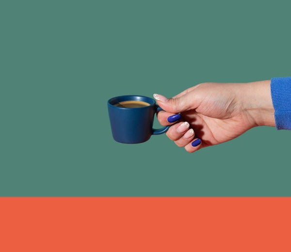 Espresso Cup - Navy or Sky Blue - Distinctly Living