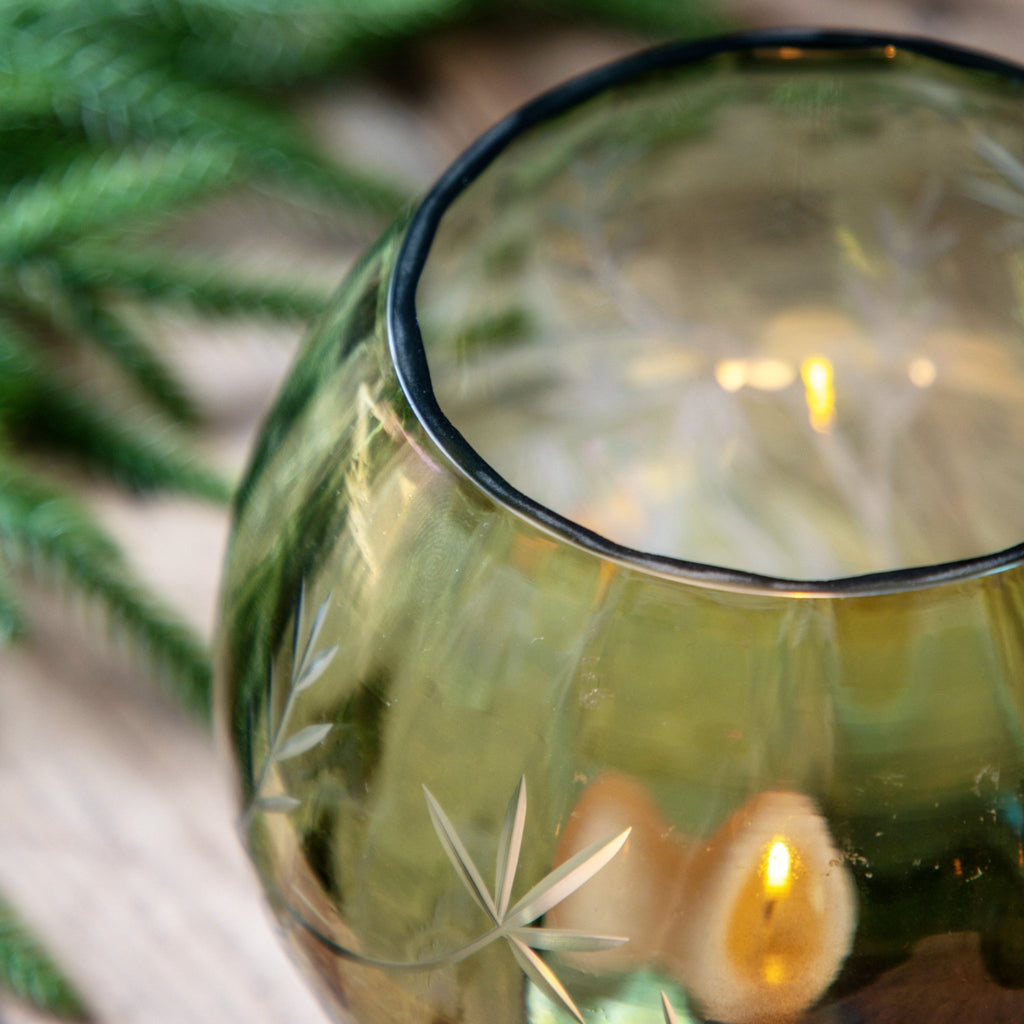 Fern Tealight Candle Holder - Large or Small - Distinctly Living