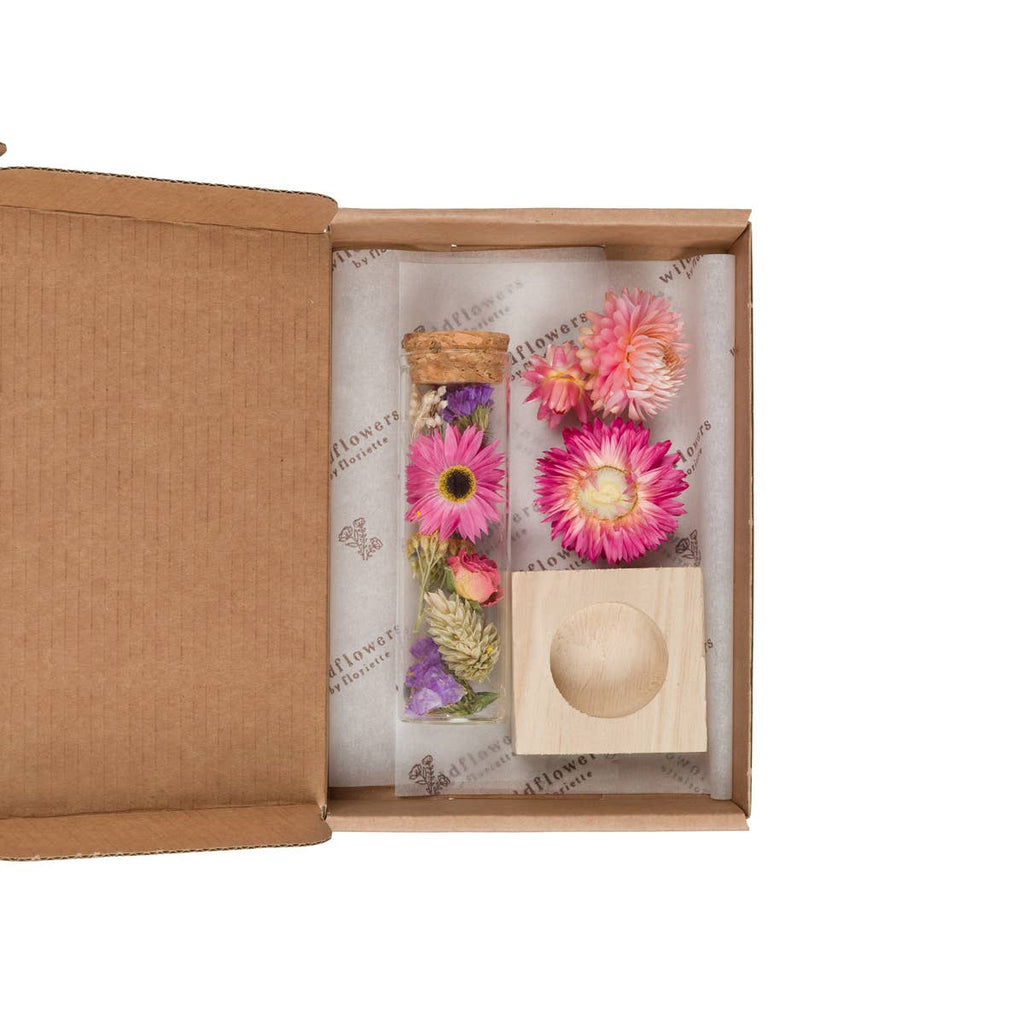 Gift Boxed - Dried Flowers - Message in a Box - Small - Distinctly Living