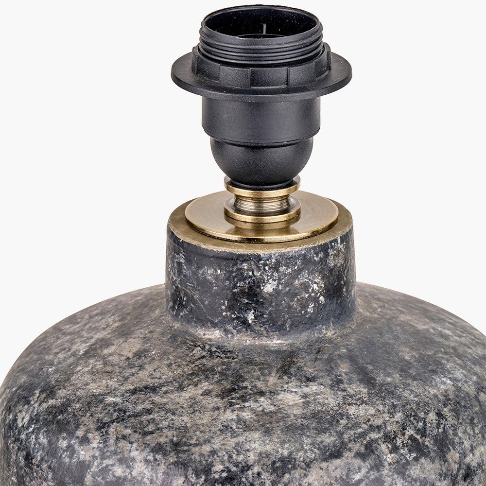 Granite Black Lamp and Shade - Distinctly Living