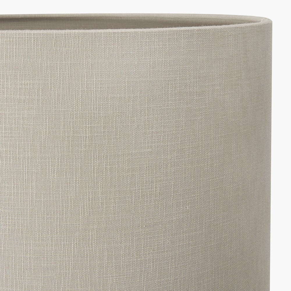Grey Linen Drum Lamp Shade - Various Sizes - Distinctly Living