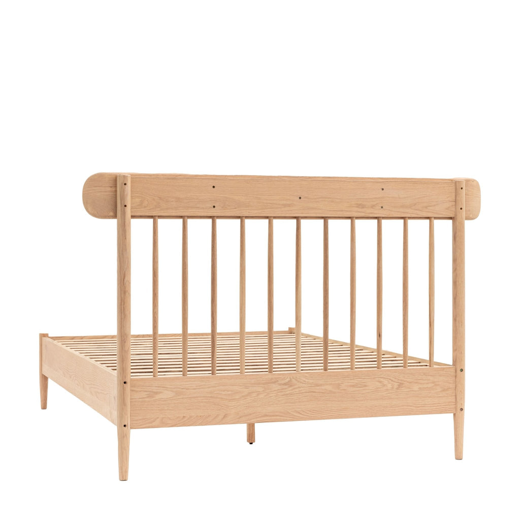 Hatton 5' Spindle Bed - Natural Oak - Distinctly Living