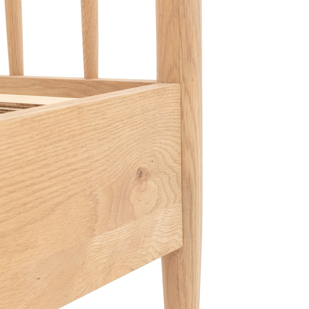 Hatton 5' Spindle Bed - Natural Oak - Distinctly Living