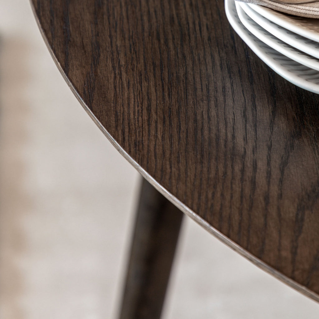 Hatton Folding Dining Table - Smoked - Distinctly Living