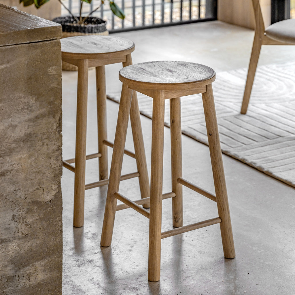 Hatton Stool Natural - Barstool - Bar Stool - Distinctly Living
