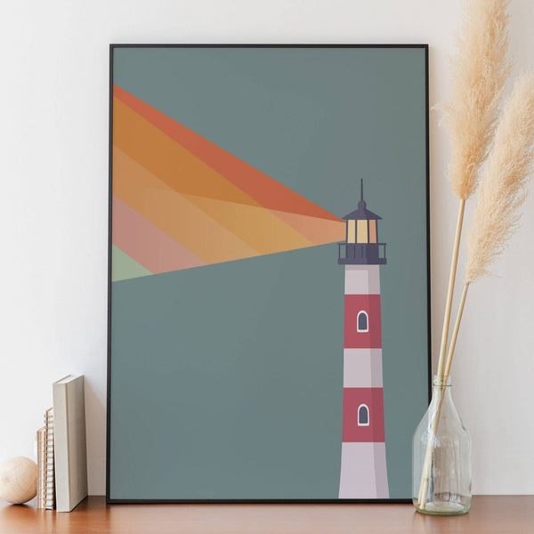 Lighthouse A3 Print - Distinctly Living