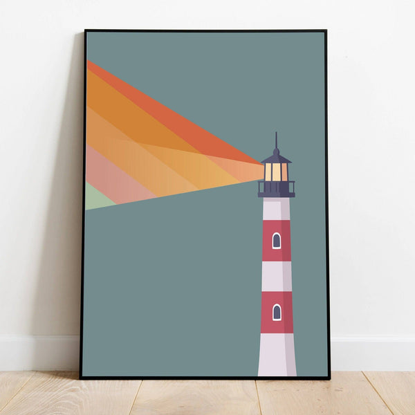 Lighthouse A3 Print - Distinctly Living