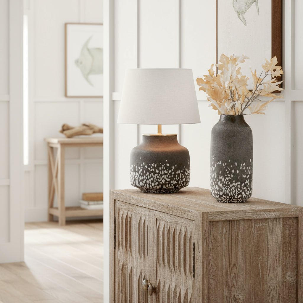 Mani Table Lamp and Shade - Distinctly Living