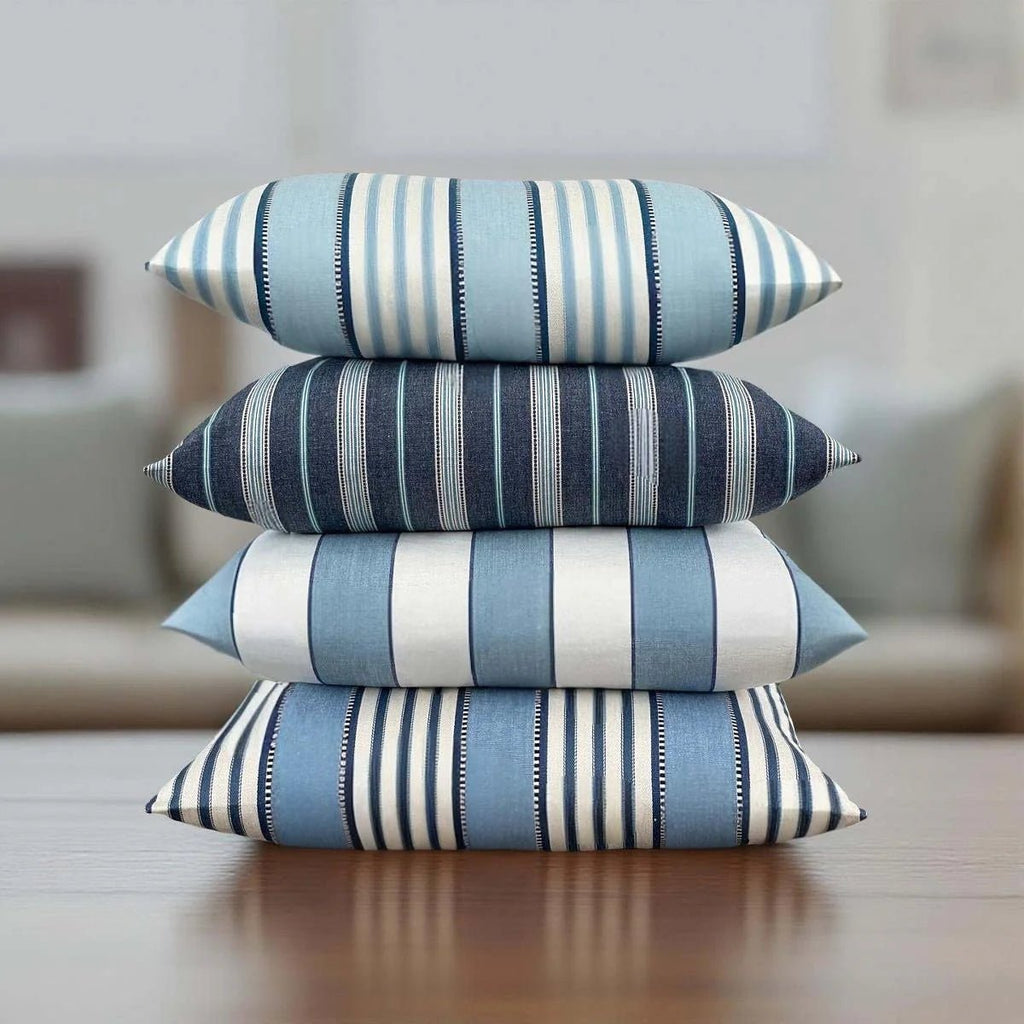 Milos Blue Cushion - Distinctly Living