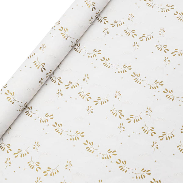 Mistletoe Recycled Christmas Wrapping Paper - 3m - Distinctly Living