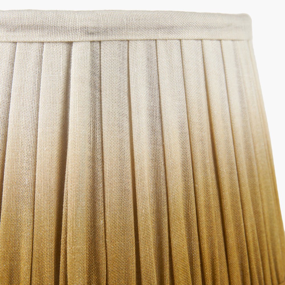 Mustard Ombre Tapered Lamp Shade - Various Sizes - Distinctly Living