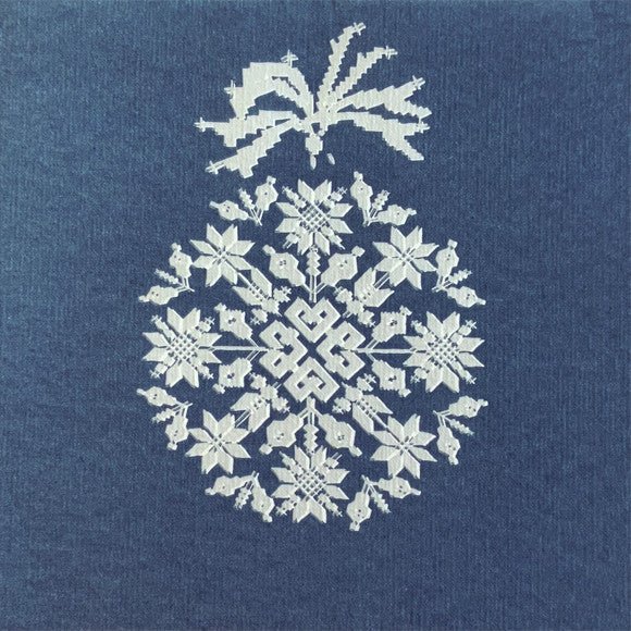 Navy Bauble Paper Napkins - Distinctly Living
