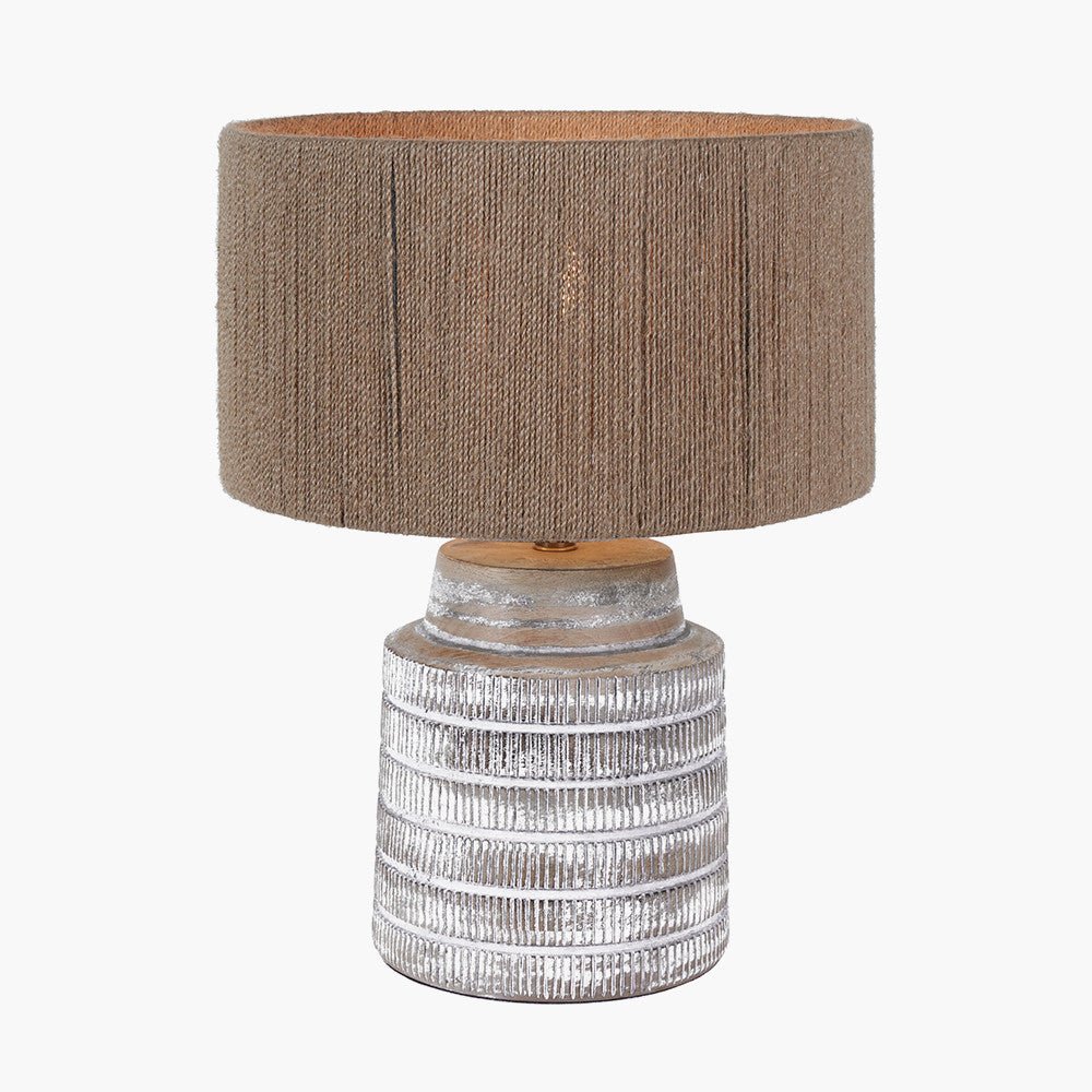 Opua Textured Lamp & Rope Shade - Distinctly Living