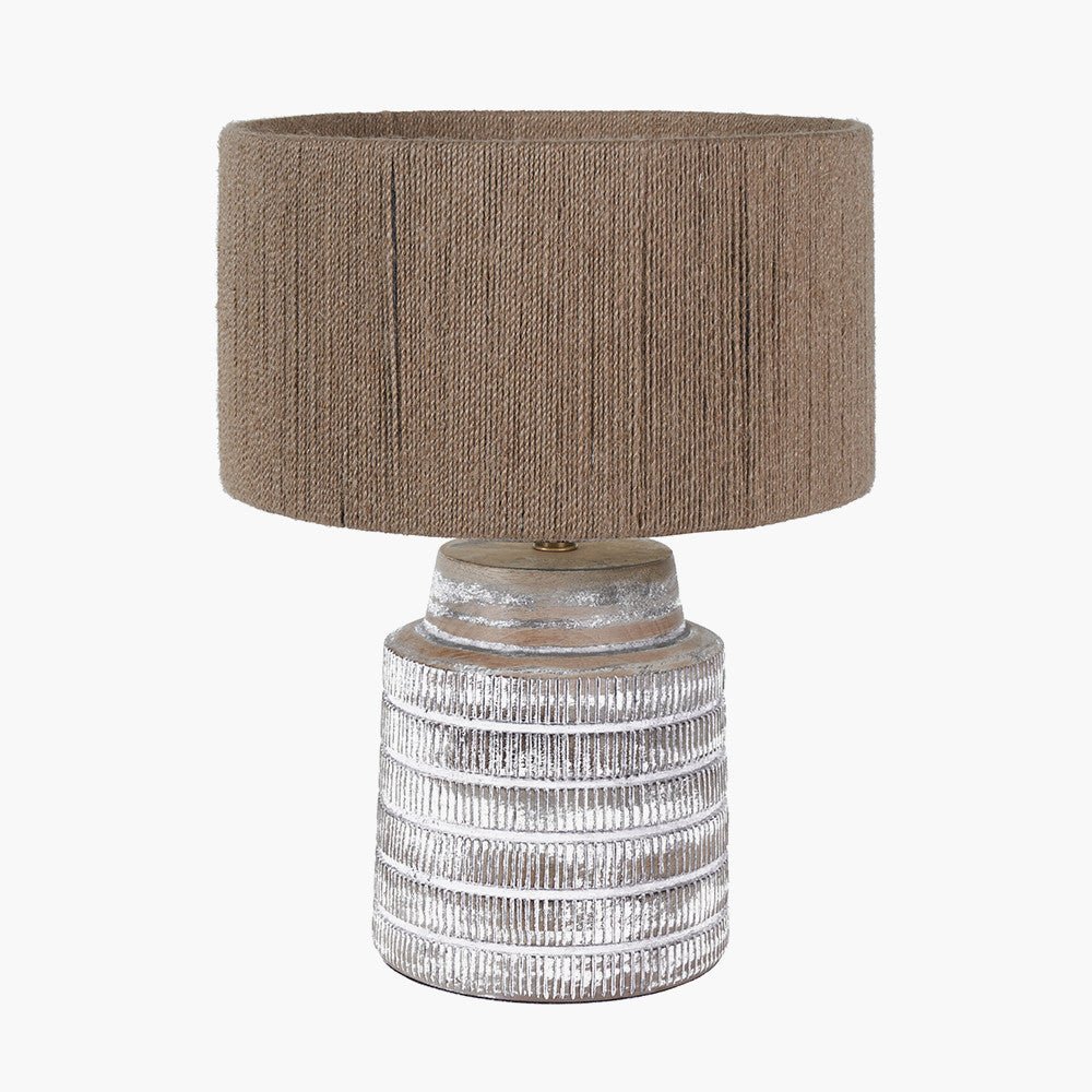 Opua Textured Lamp & Rope Shade - Distinctly Living