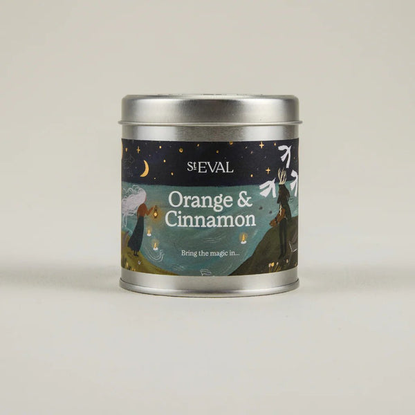 Orange and Cinamon Candle Tin - Distinctly Living