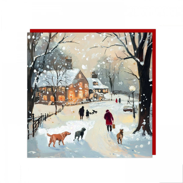 Pack of Six Charity Christmas Cards - Christmas Walk - Distinctly Living