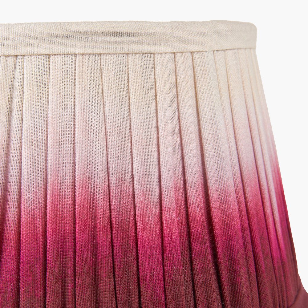 Raspberry Ombre Tapered Lamp Shade - Various Sizes - Distinctly Living