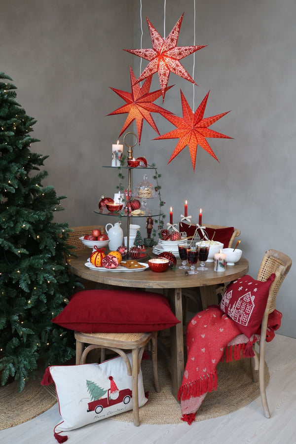 Red Paper Star - Distinctly Living