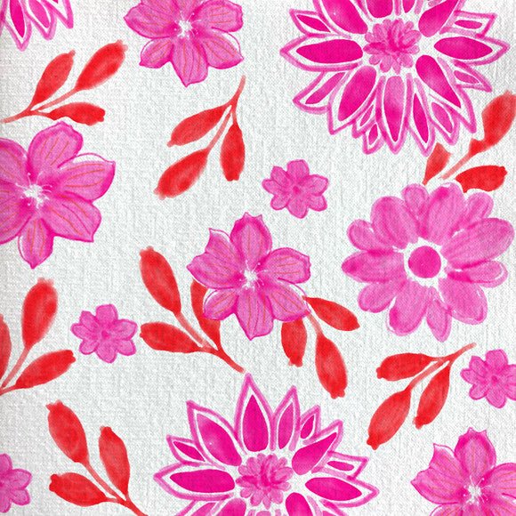 Rose Flower Paper Napkins - Distinctly Living