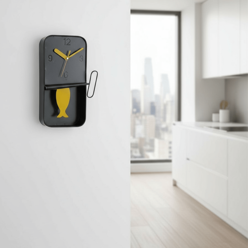 Sardine Tin Clock - Graphite - Distinctly Living