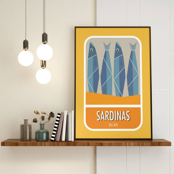 Sardines- A3 Print - Distinctly Living