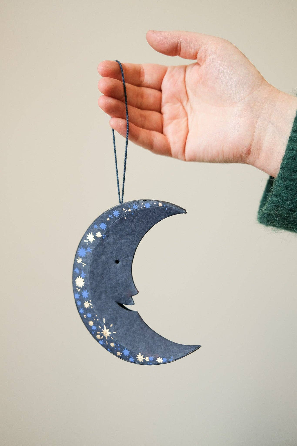 Screen Printed Moon Decoration - Distinctly Living