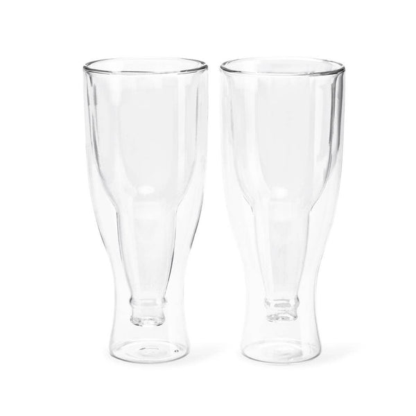 Set of 2 Cold Insulating Beer Glasses - Distinctly Living