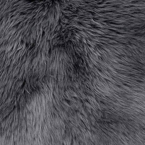 Sheepskin Seat Cover - Cushion - Pad - Slate Grey - Distinctly Living